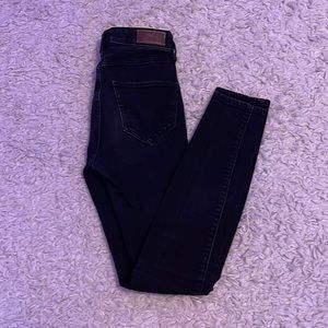 Hollister black ripped jeans